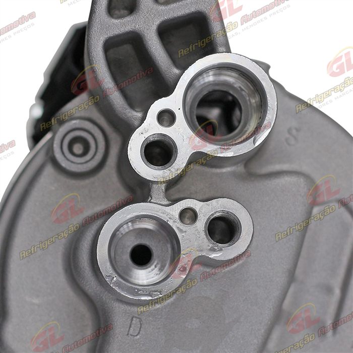 Compressor E-Torq Fiat Palio/ Doblo/ Strada Locker/ Bravo 1.8 2011>/ Punto 1.6/1.8 Tritec 2009> - 12 Volts Polia 6pk 119mm OEM: 52061727/ 52093154/ 51973796 — foto 7