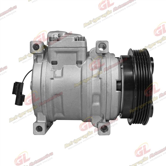 Compressor Modelo Halla HS09 Kia Picanto 1.0 Flex 4 Cilindros 2006> - 12 Volts Polia 5pk 121mm OEM: 977011Y000 — foto 5