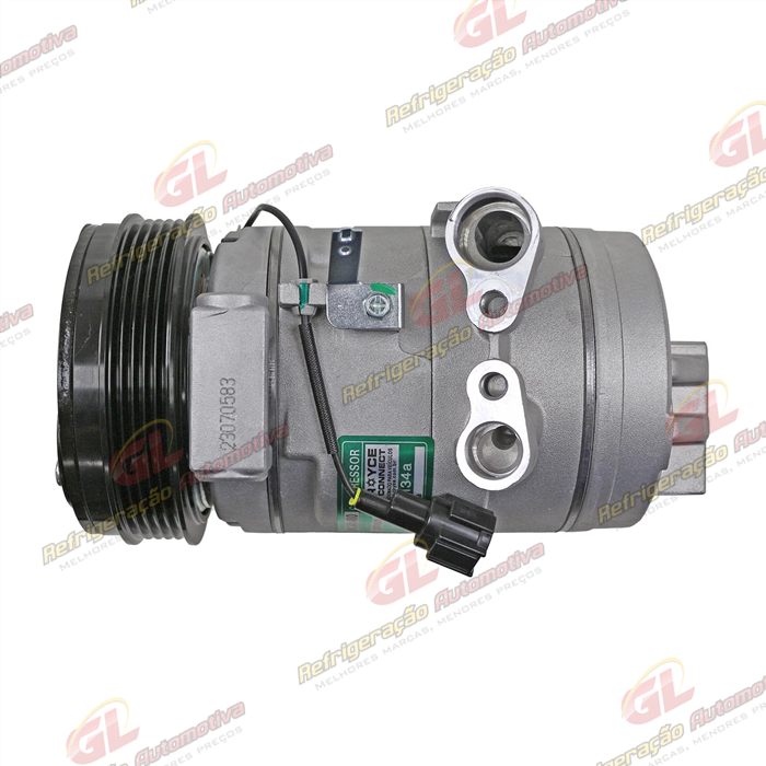 Compressor Modelo Valeo Nissan Frontier Motor Diesel 2.3 2017> - 12 Volts Polia 5pk 119mm OEM: 926004JA1A — foto 5