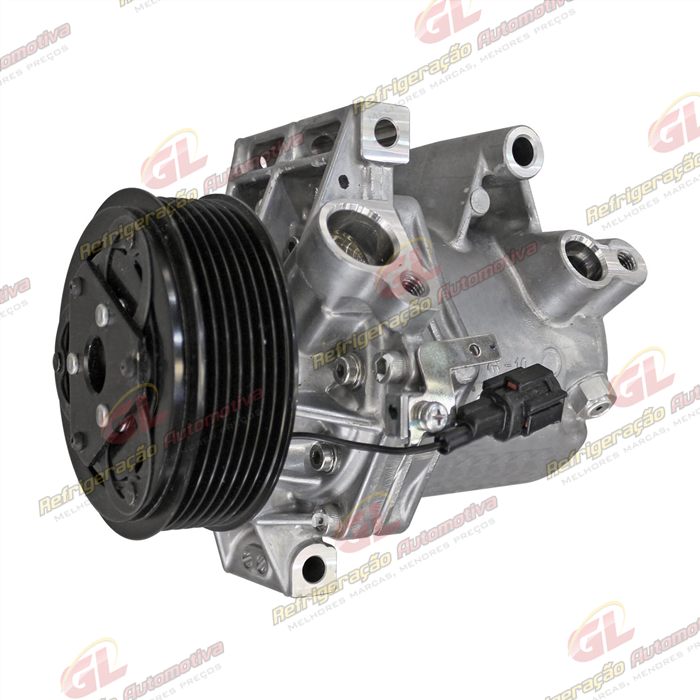 Compressor Calsonic Nissan March / Versa Motor 1.0 2015> - 12 Volts Polia 7pk 104mm OEM: 926001HC2A — foto 2