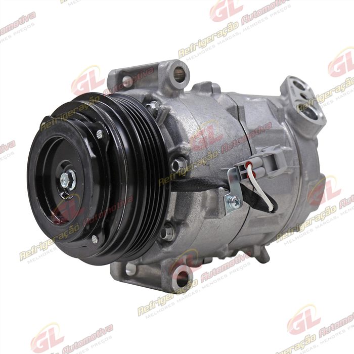 Compressor 7SBH17C Fiat Ducato Motor 2.3 2019> - 12 Volts Polia 4pk 109mm OEM: 447160-6744 / P68155464AA/ K68155464AA — foto 2