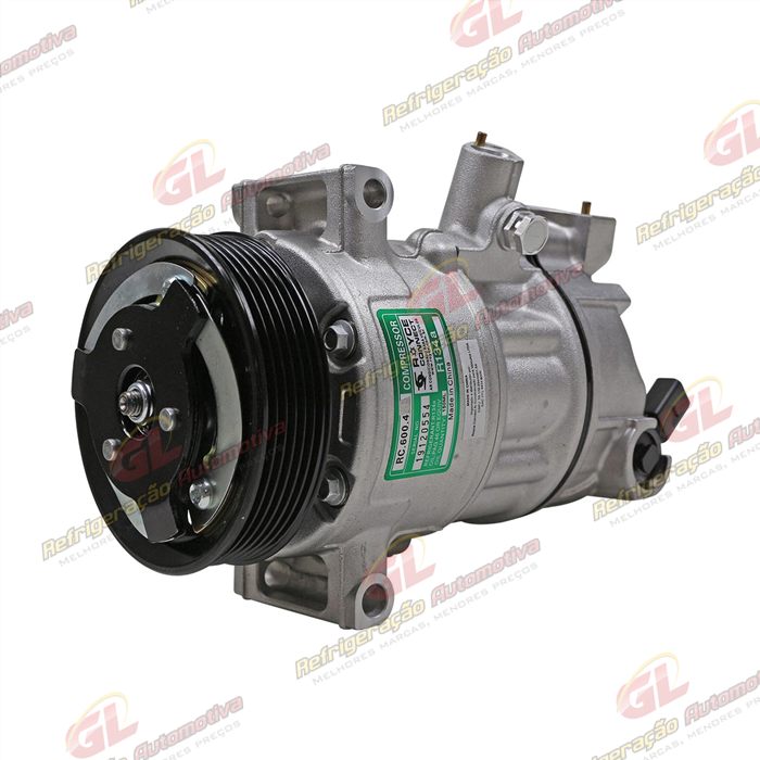 Compressor Volkswagen Golf 2013>/ Polo 2018>/ Audi A3 / Q3 2014> - 12 Volts Polia 6pk 115mm OEM: 5Q0820803R — foto 2