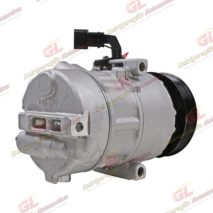 Compressor Modelo DVE16 Original Kia Sportage 2013>/ Hyundai IX35 2013> Flex - 12 Volts 6pk 120mm OEM: DWB977012S602 — foto 6