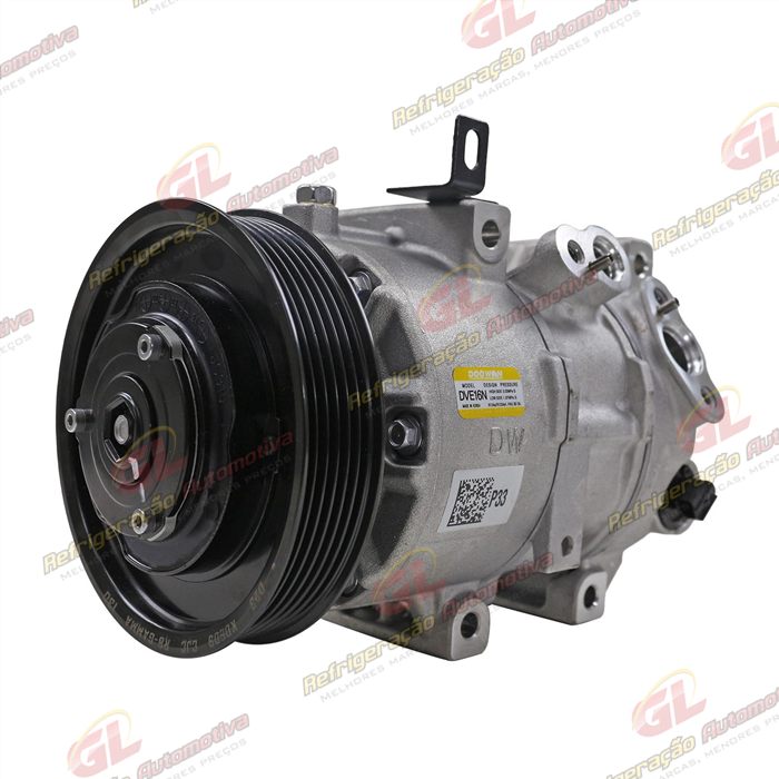 Compressor Original Hyundai Nova Tucson 2018> Mangueira 19MM / Creta 1.6 2017> - 12 Volts 6pk 125mm OEM: DWP300134460 — foto 2