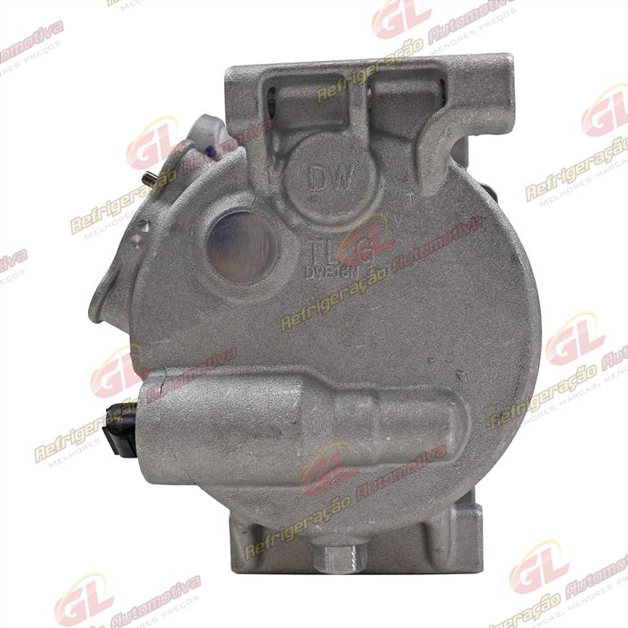Compressor Original Hyundai Nova Tucson 2018> Mangueira 19MM / Creta 1.6 2017> - 12 Volts 6pk 125mm OEM: DWP300134460 — foto 5