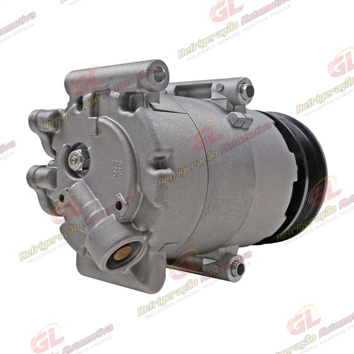 Compressor Ford Focus Motor 1.6 2013 Até 2015 - 12 Volts Polia 6pk 117mm OEM: AV61-19D629-C2C — foto 6