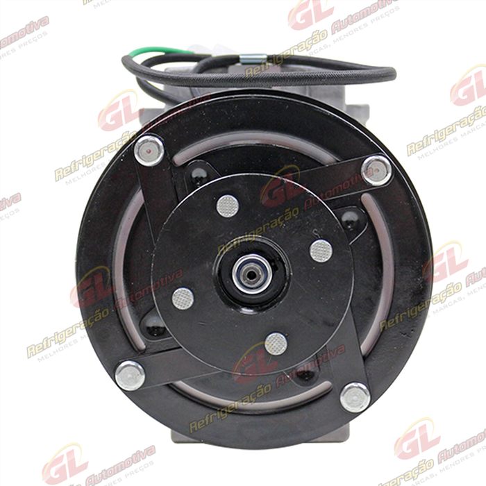 Compressor Modelo Denso 10P15 Caminhão Volkswagen Constellation Motor MAN 2012 > - 24 Volts Polia 4pk 125mm OEM: 2T2820803A — foto 3