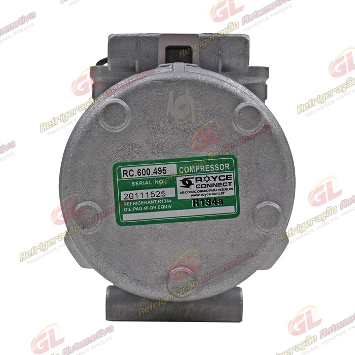 Compressor Modelo Denso 10P15 Caminhão Volkswagen Constellation Motor MAN 2012 > - 24 Volts Polia 4pk 125mm OEM: 2T2820803A — foto 7
