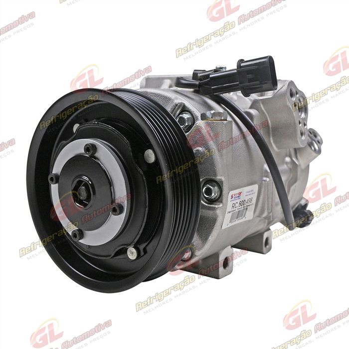 Compressor Modelo Doowon Kia Sorento 4 Cilindros DV18 2014> - 12 Volts Polia 6pk 123mm — foto 2