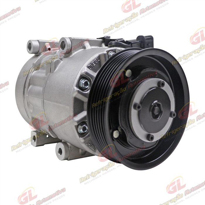 Compressor Modelo Doowon Kia Sorento 4 Cilindros DV18 2014> - 12 Volts Polia 6pk 123mm — foto 4