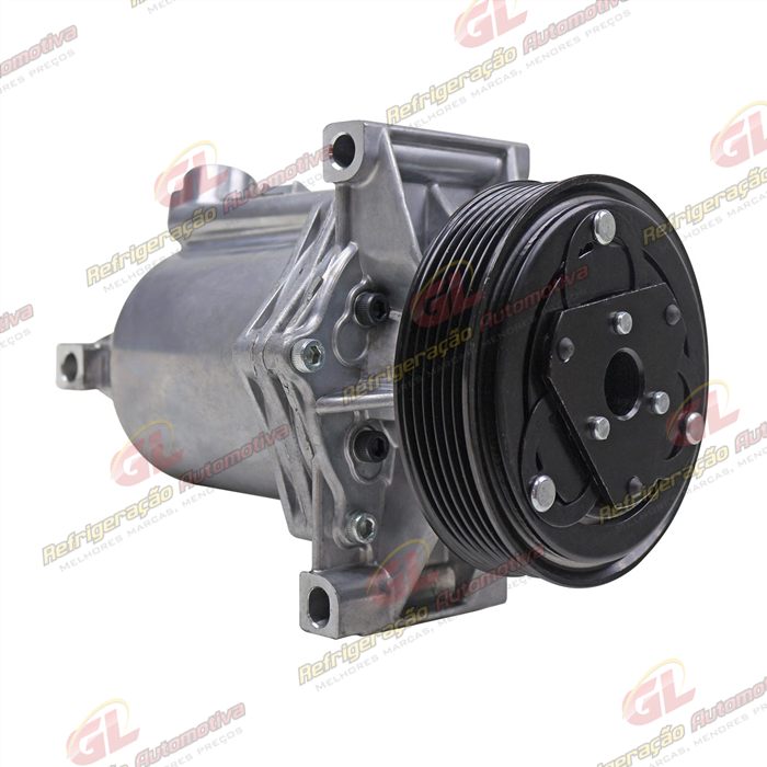 Compressor Renault Fluence 2.0 - 12 Volts Polia 6pk 120mm OEM: 926009541R — foto 4