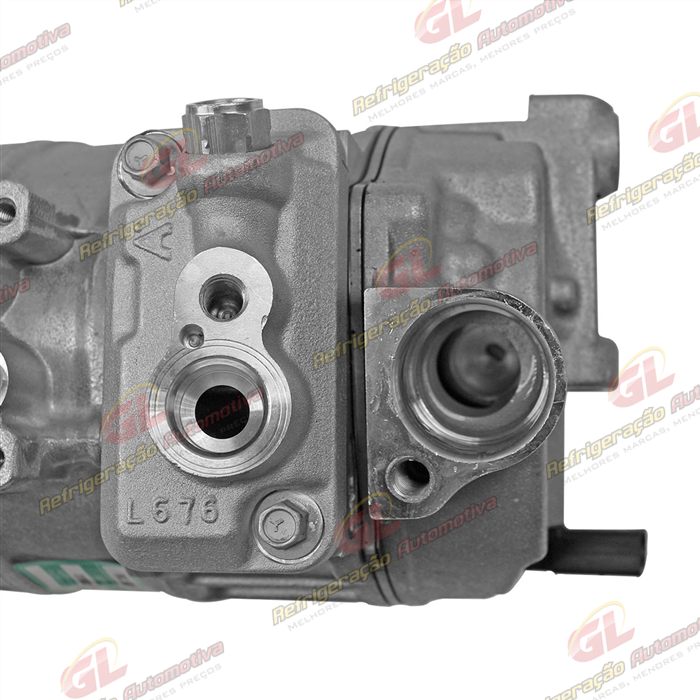 Compressor Modelo Denso 6SEU14C Volkswagen Amarok Diesel 2010 Até 2017 - 12 Volts Polia 6pk 105mm OEM:7E0820803J — foto 9