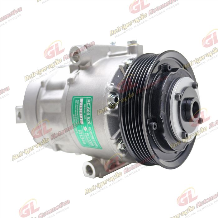 Compressor Modelo Doowon DVE 16N Hyundai Creta 2.0 2017>/ Kia Sportage Motor 2.0 2017 Até 2020 - Conexão 19MM - 12 Volts Polia 6pk 120mm — foto 3