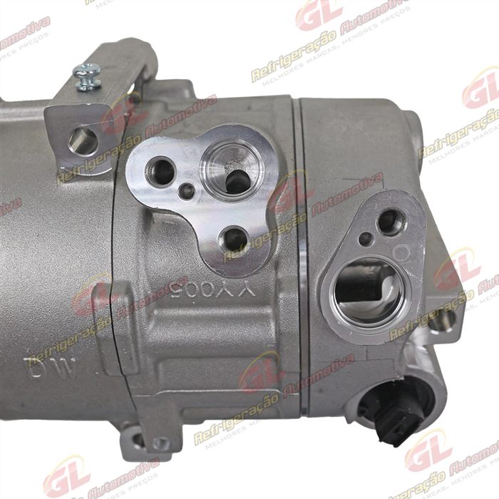 Compressor Modelo Doowon DVE 16N Hyundai Creta 2.0 2017>/ Kia Sportage Motor 2.0 2017 Até 2020 - Conexão 19MM - 12 Volts Polia 6pk 120mm — foto 7