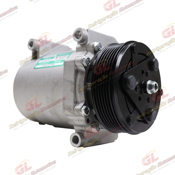 Compressor Citroën C4 Cactus 1.6 Aspirado 2019>/ Peugeot 208 2021 - 12 Volts Polia 6pk OEM: 9827596380 — foto 3