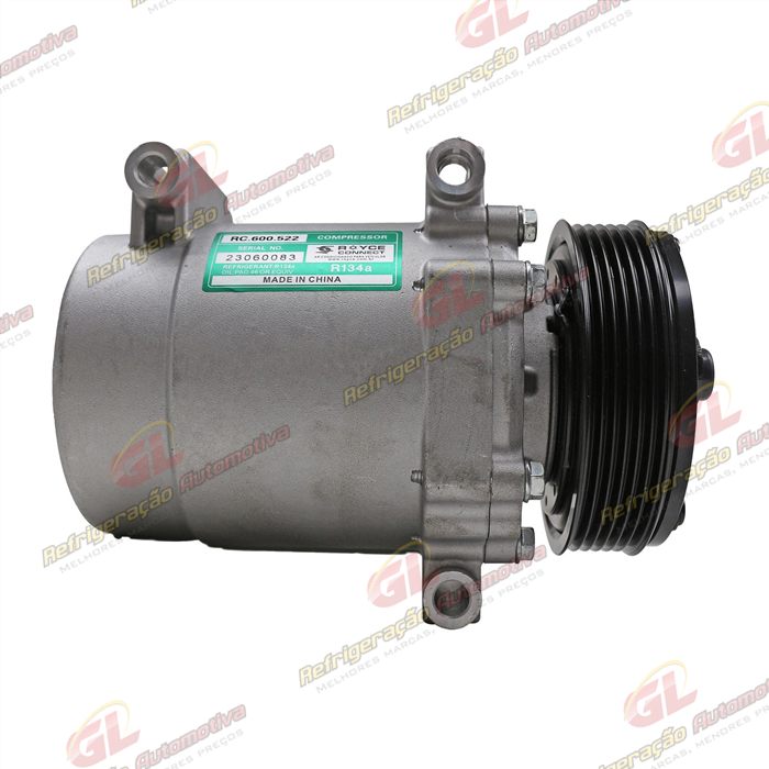 Compressor Citroën C4 Cactus 1.6 Aspirado 2019>/ Peugeot 208 2021 - 12 Volts Polia 6pk OEM: 9827596380 — foto 4