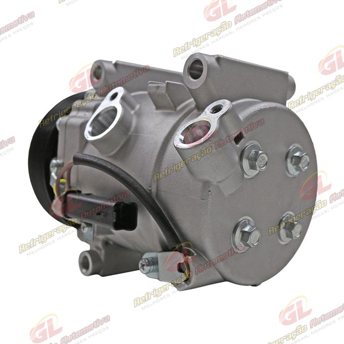 Compressor Citroën C4 Cactus 1.6 Aspirado 2019>/ Peugeot 208 2021 - 12 Volts Polia 6pk OEM: 9827596380 — foto 6