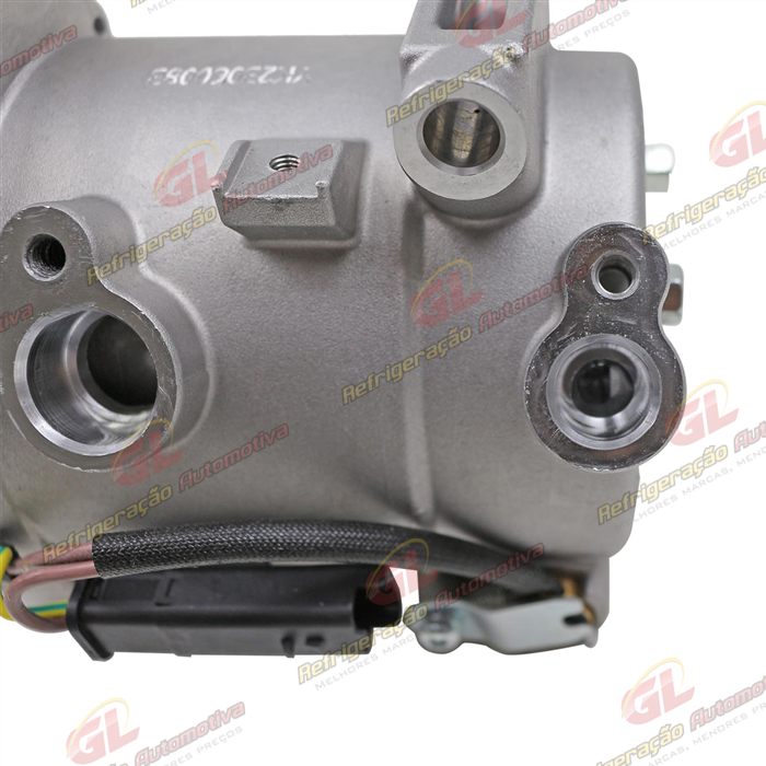 Compressor Citroën C4 Cactus 1.6 Aspirado 2019>/ Peugeot 208 2021 - 12 Volts Polia 6pk OEM: 9827596380 — foto 9
