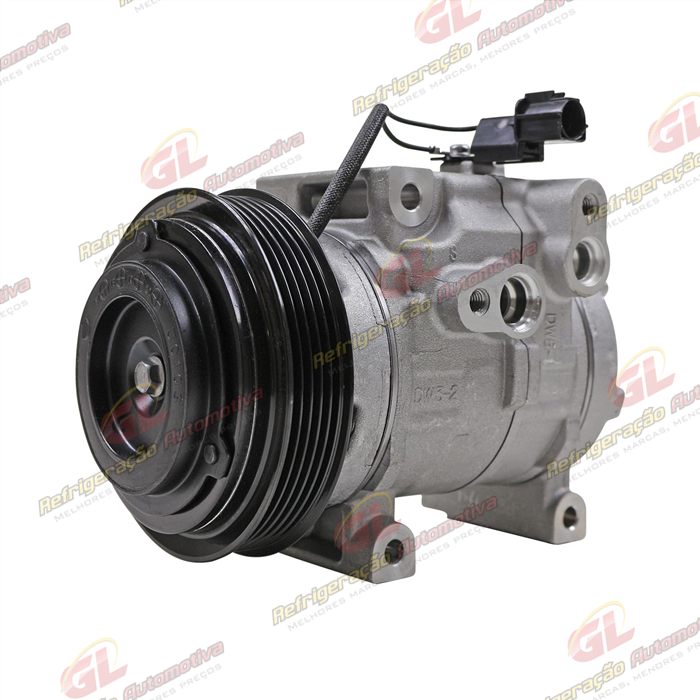 Compressor Original Hyundai HB20 1.0 - 12 Volts Polia 5pk 121mm OEM: 977011S000 — foto 2