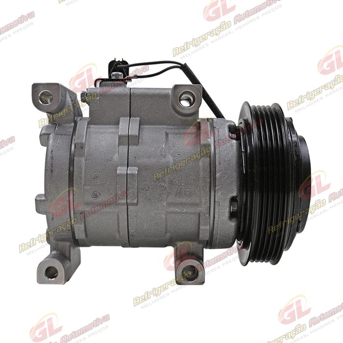 Compressor Original Hyundai HB20 1.0 - 12 Volts Polia 5pk 121mm OEM: 977011S000 — foto 5