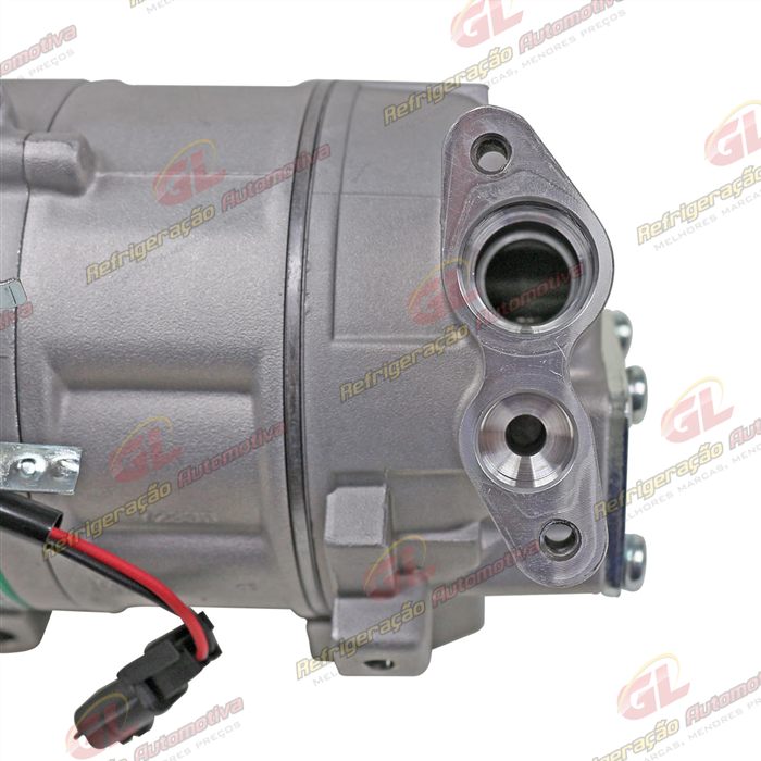 Compressor Modelo Valeo Renault Logan / Sandero 1.0 2014 Até 2018 - 12 Volts Polia 4pk OEM: 926006775R — foto 6