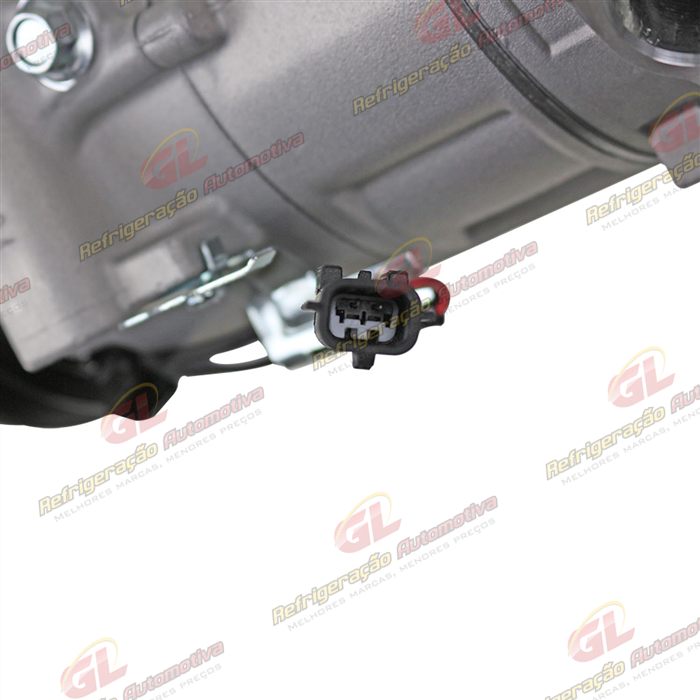 Compressor Modelo Valeo Renault Logan / Sandero 1.0 2014 Até 2018 - 12 Volts Polia 4pk OEM: 926006775R — foto 7