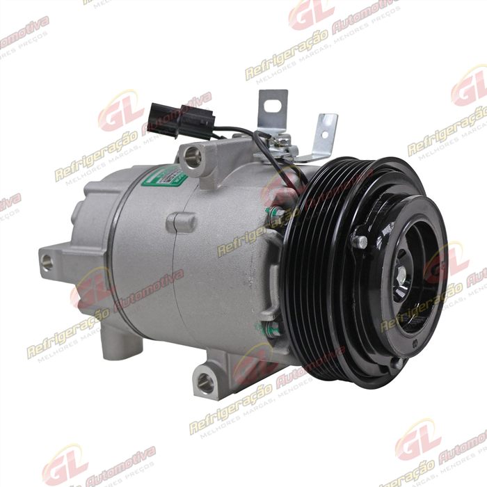 Compressor Modelo HCC Hyundai Elantra 1.8 2011 A 2014 - 12 Volts Polia 6pk OEM: ATBDE03 — foto 3
