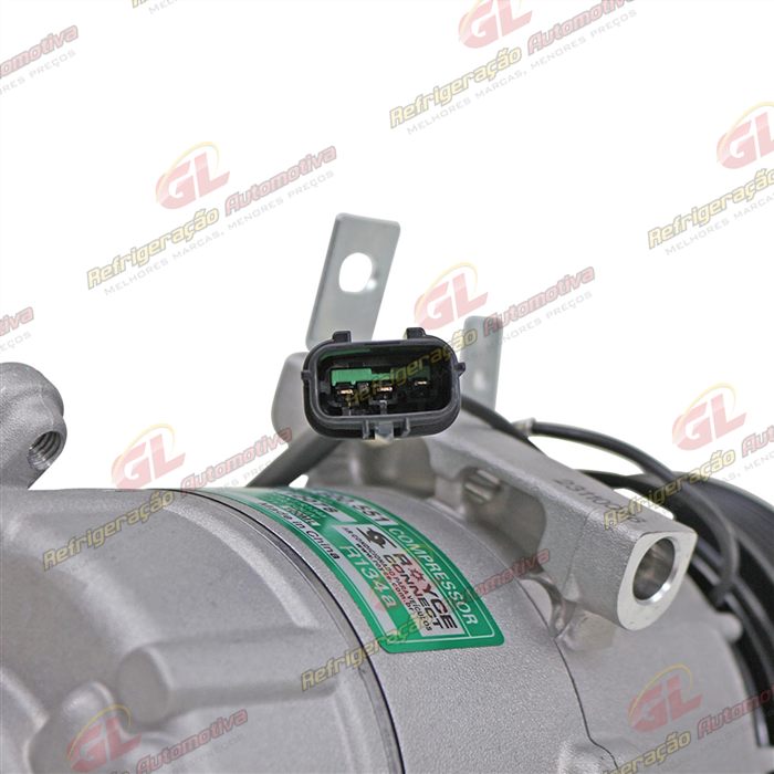 Compressor Modelo HCC Hyundai Elantra 1.8 2011 A 2014 - 12 Volts Polia 6pk OEM: ATBDE03 — foto 7