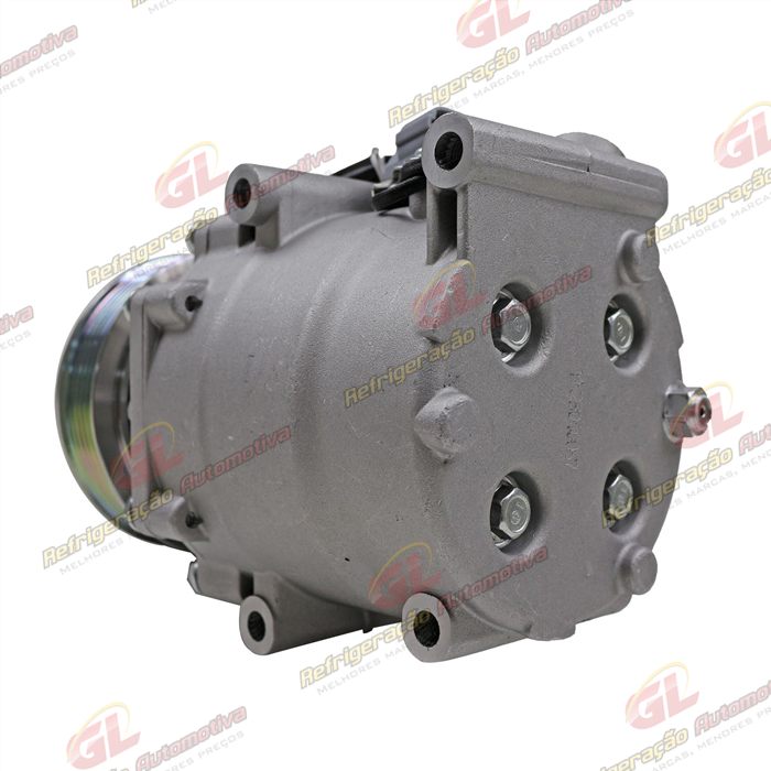 Compressor AATRSA09AA Modelo 4984 Honda Civic 2001 Até 2006 - 12 Volts Polia 6pk 110mm — foto 7