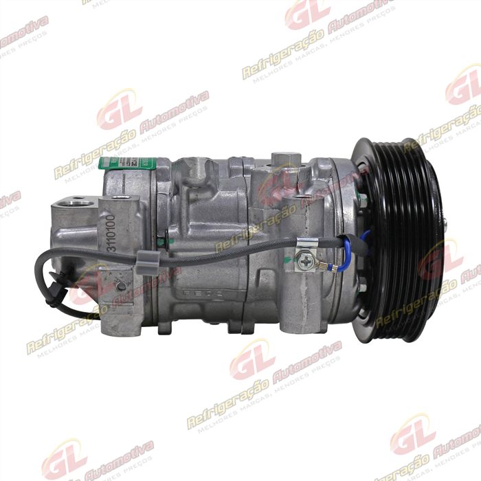 Compressor Modelo Denso 10SRE11C Honda City 1.5 Aspirado 2022> - 12 Volts Polia 6pk OEM: BC447280-5980 — foto 4