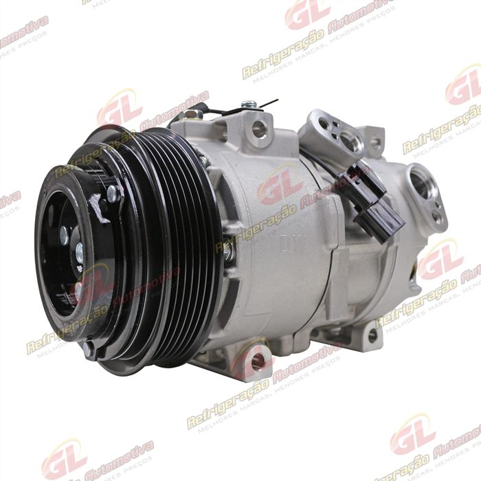 Compressor Modelo Doowon DV14N Hyundai Creta 1.0 Turbo TGDI 2022> - 12 Volts Polia 6pk — foto 2