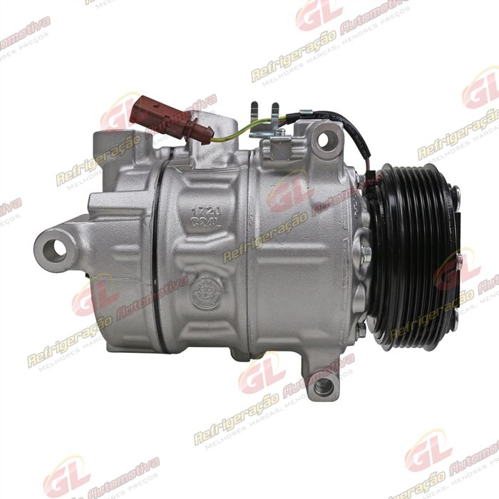 Compressor Modelo Sanden Volkswagen Polo 1.0 TSI/ T-Cross 1.0 TSI 2022>/ Virtus 1.4 Turbo 2022> - 12 Volts 6pk 110mm OEM: 3Q0816803E — foto 4