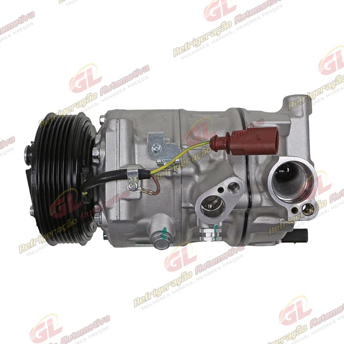 Compressor Modelo Sanden Volkswagen Polo 1.0 TSI/ T-Cross 1.0 TSI 2022>/ Virtus 1.4 Turbo 2022> - 12 Volts 6pk 110mm OEM: 3Q0816803E — foto 6