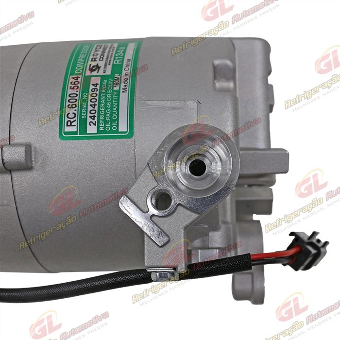 Compressor Modelo VS-16 Ford New Fiesta 1.0 Ecoboost Automático 2016> - 12 Volts Polia 6pk OEM: C1B1-19D629-A2G — foto 7