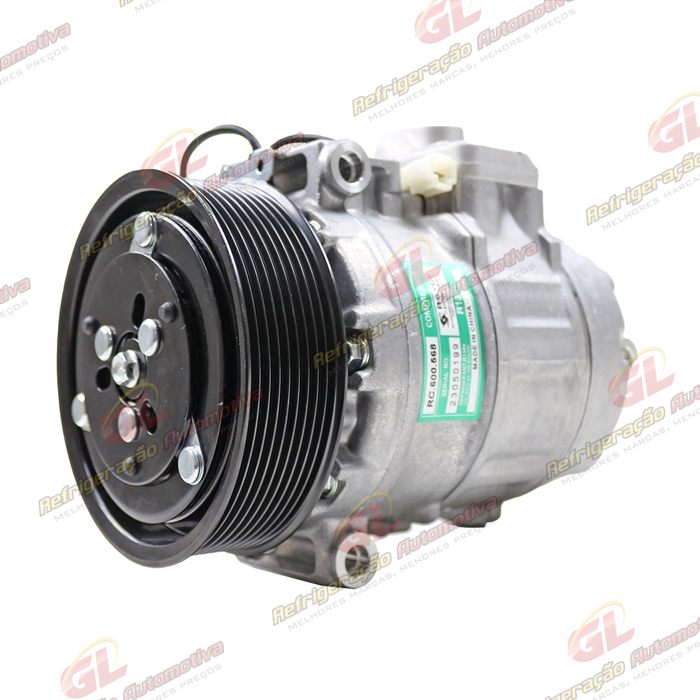 Compressor AA Modelo AA Denso 7SBU16C Caminhão Mercedes Benz Axor - 24 Volts Polia 9pk 135mm OEM: 4572300111/ A0002343711 — foto 2