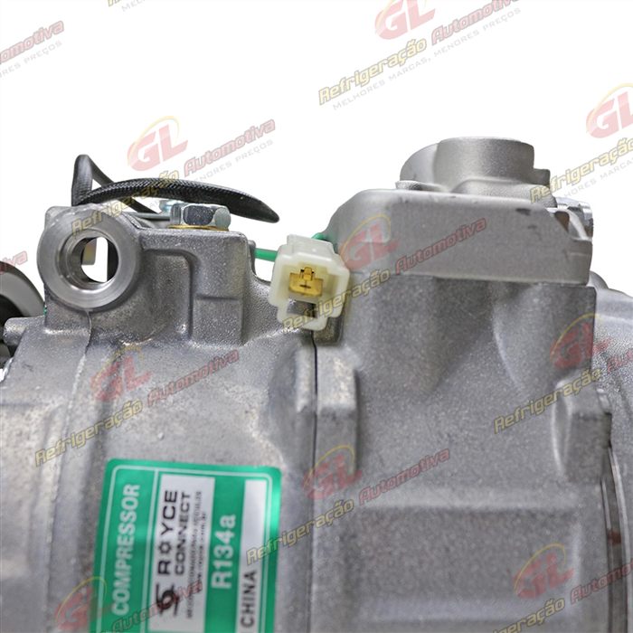 Compressor AA Modelo AA Denso 7SBU16C Caminhão Mercedes Benz Axor - 24 Volts Polia 9pk 135mm OEM: 4572300111/ A0002343711 — foto 8