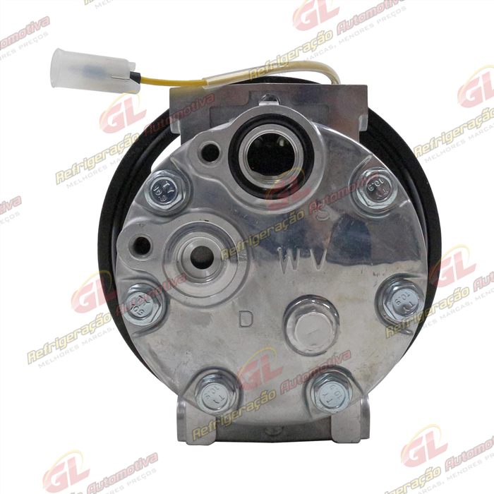 Compressor 7H15 4116U Caminhão Volvo FM/ FMX / FH 2008 Até 2019 - 24 Volts Polia 8pk 180 MM OEM: 20587125/ 85000458/ 84094705/ 85000458 — foto 5