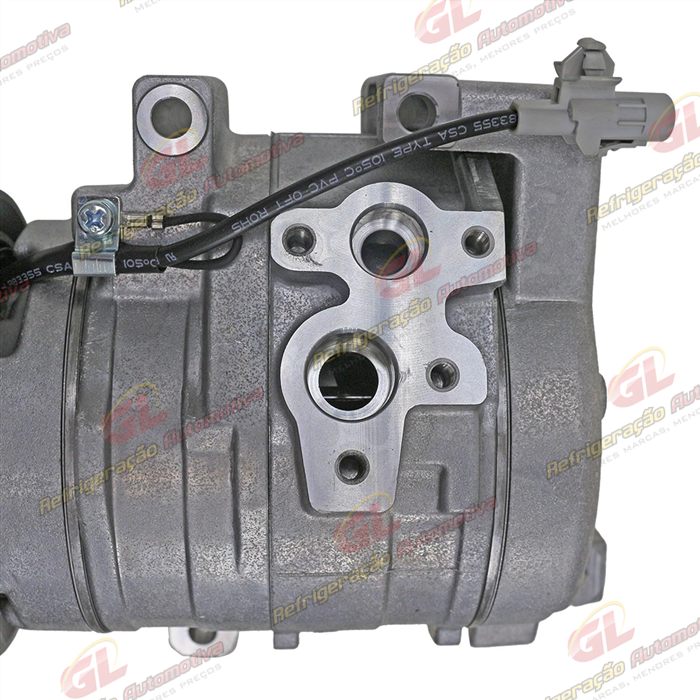 Compressor Modelo Denso 10S15 New Honda Honda Civic 2007 Até 2012 EXS / LXS — foto 7