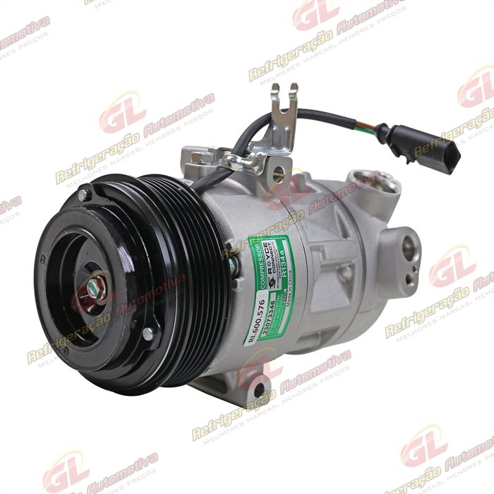 Compressor Modelo Mahle CVC Volkswagen Fox 2014> / Gol G7 2016> / UP 2014>/ Voyage 2017> - 12 Volts Polia 6pk 114mm OEM: 5U0820803M — foto 2