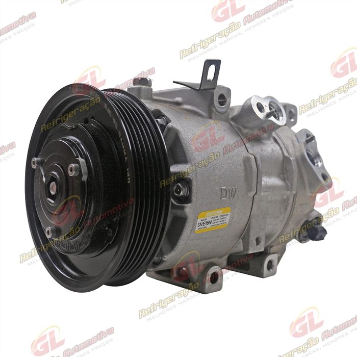 Compressor Original Hyundai Nova Tucson 2018> Conexão 16MM - 12 Volts Polia 6pk 125mm — foto 2