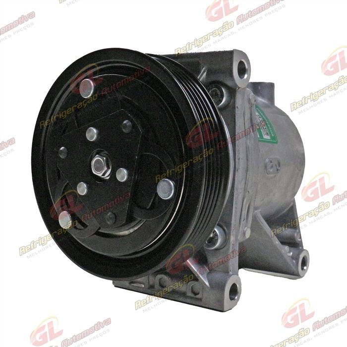 Compressor Modelo AA Calsonic Fiat Palio/Uno Fire 2006>/ Novo Uno 2011 Até 2014 - 12 Volts Polia 5pk 115mm OEM: 51786321 — foto 2