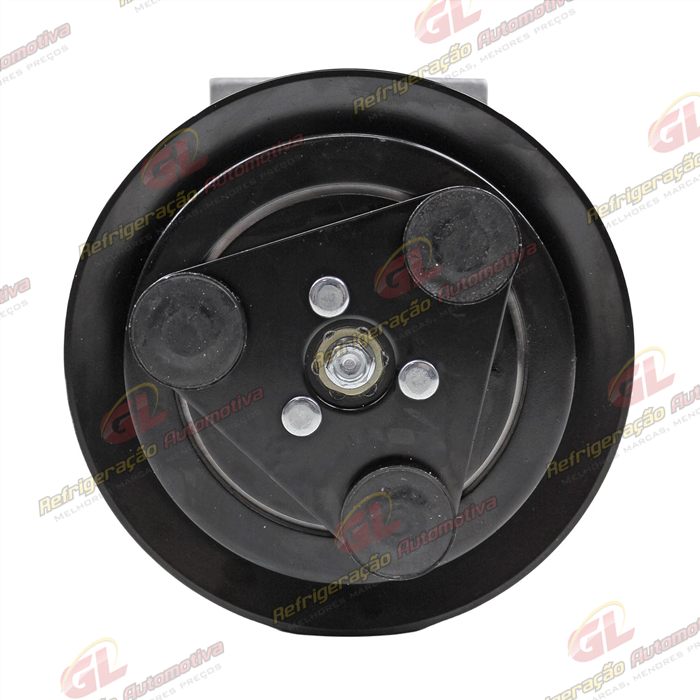 Compressor Fic Ford FS10 FX15 Fiesta / Ka / F250 Gasolina / Ecosport 1.6/ Hyundai Elantra - 12 Volts Polia 6pk 148mm R134a — foto 3