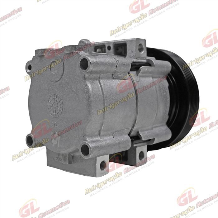 Compressor Fic Ford FS10 FX15 Fiesta / Ka / F250 Gasolina / Ecosport 1.6/ Hyundai Elantra - 12 Volts Polia 6pk 148mm R134a — foto 6
