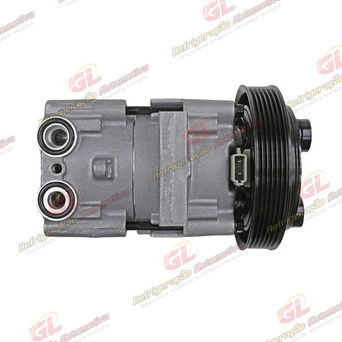 Compressor Fic Ford FS10 FX15 Fiesta / Ka / F250 Gasolina / Ecosport 1.6/ Hyundai Elantra - 12 Volts Polia 6pk 148mm R134a — foto 8
