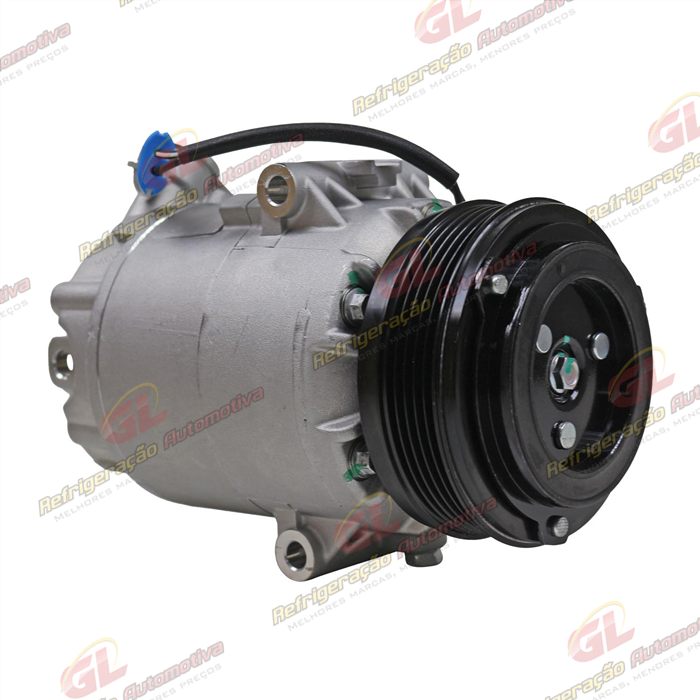Compressor CVC Chevrolet Agile 1.4 2009>/ Montana 2011> - 12 Volts Polia 5pk 109mm OEM: 94752372 — foto 3