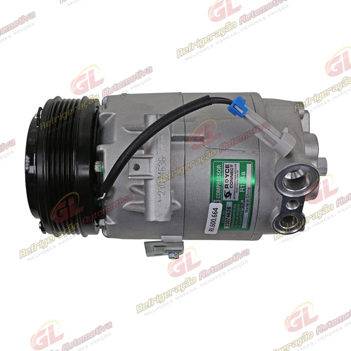 Compressor CVC Chevrolet Agile 1.4 2009>/ Montana 2011> - 12 Volts Polia 5pk 109mm OEM: 94752372 — foto 5