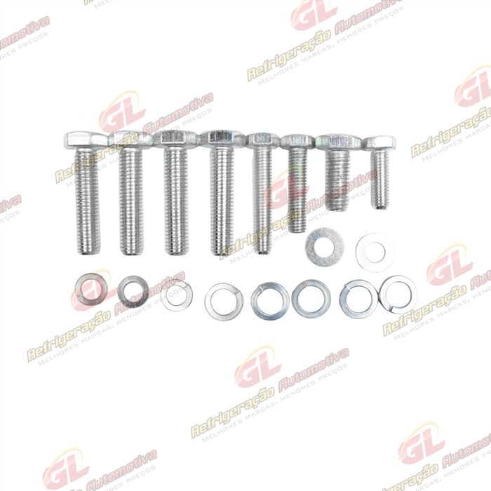 Suporte do Compressor Denso 10P08 Chevrolet Corsa/Celta 8v. s/DH Canal A Kit — foto 8