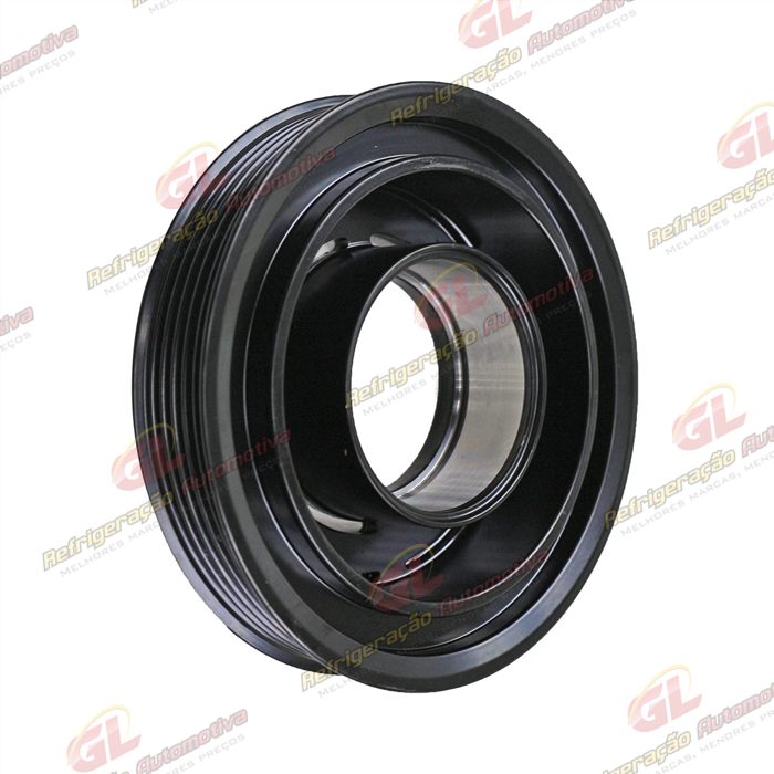Polia do compressor Denso Scroll Fiat Palio / Uno Fire 5PK — foto 4