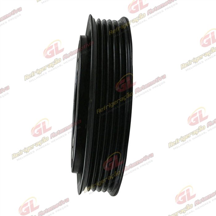 Polia do compressor Denso Scroll Fiat Palio / Uno Fire 5PK — foto 5