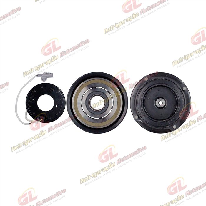 Conjunto de Embreagem do Compressor Denso 10S15 Trator TM/ New Holland / Toyota Hilux - 12 Volts Polia 7pk 124mm — foto 4